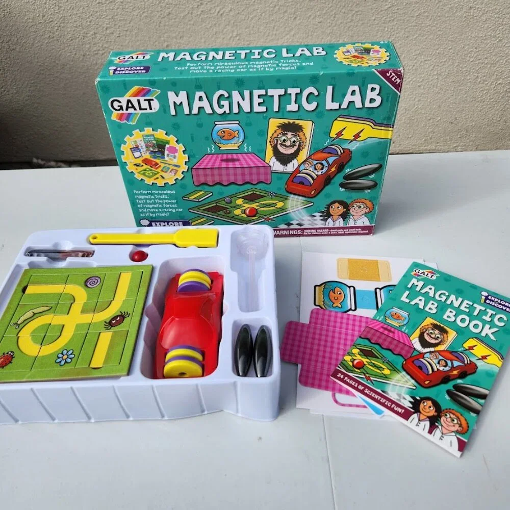 NEW Galt Toys Magnetic Lab Science Kit for Kids Toy Ages 6+ Magnets STEM  Experi